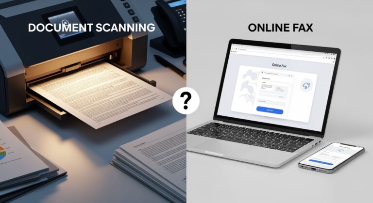 Document Scanning vs Online Fax: Which is Better for Business?